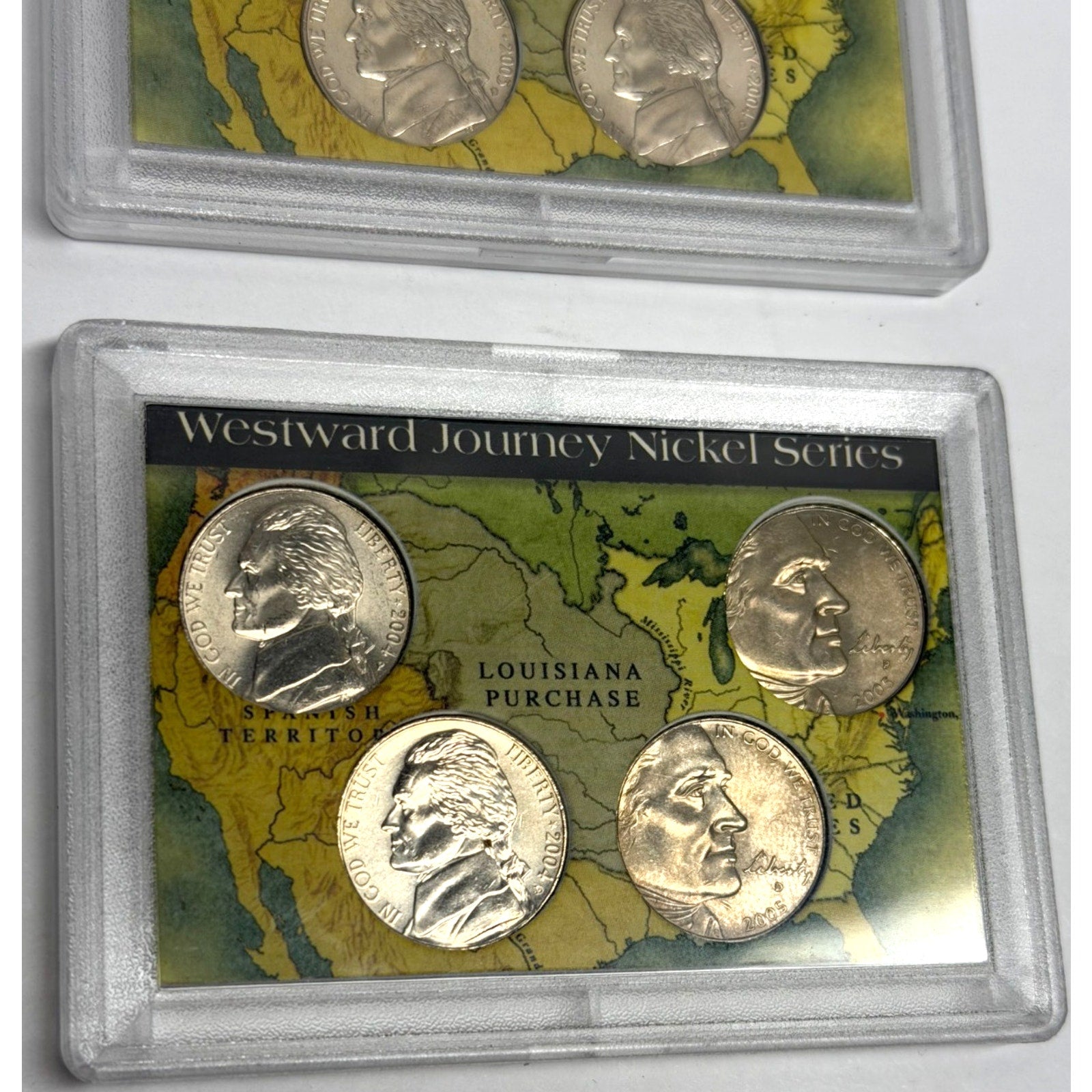 Vintage New 2004 Westward Journey Nickel Series 8 Coin Set, Lot of 2