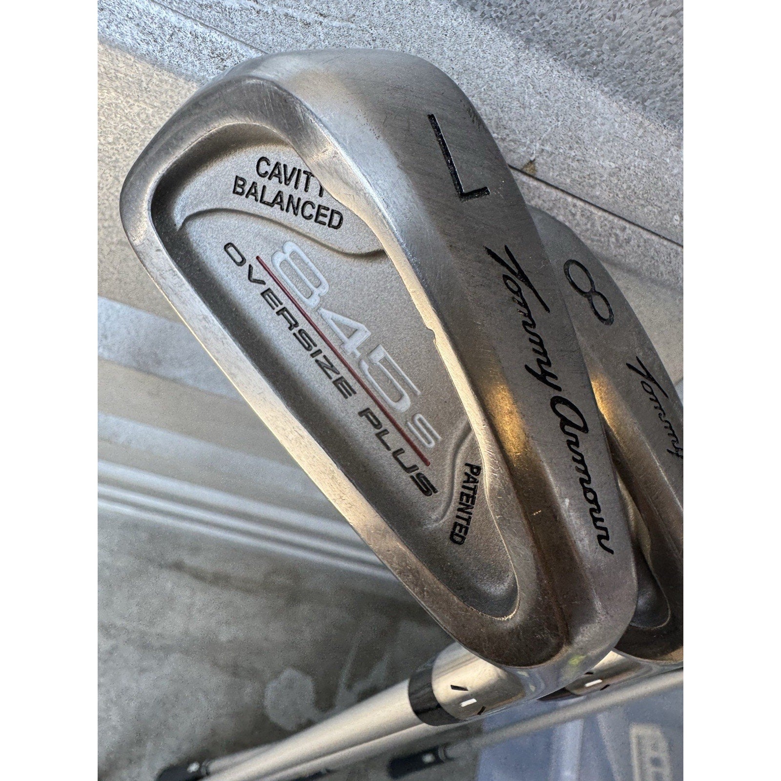8 Pieces Tommy Armour 845s Oversize Plus Iron Set RH Graphite W-FLEX