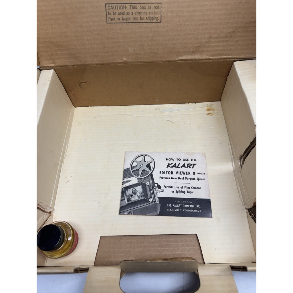 VINTAGE Kalart Editor-Viewer Eight Mark II With Original Box Made in USA