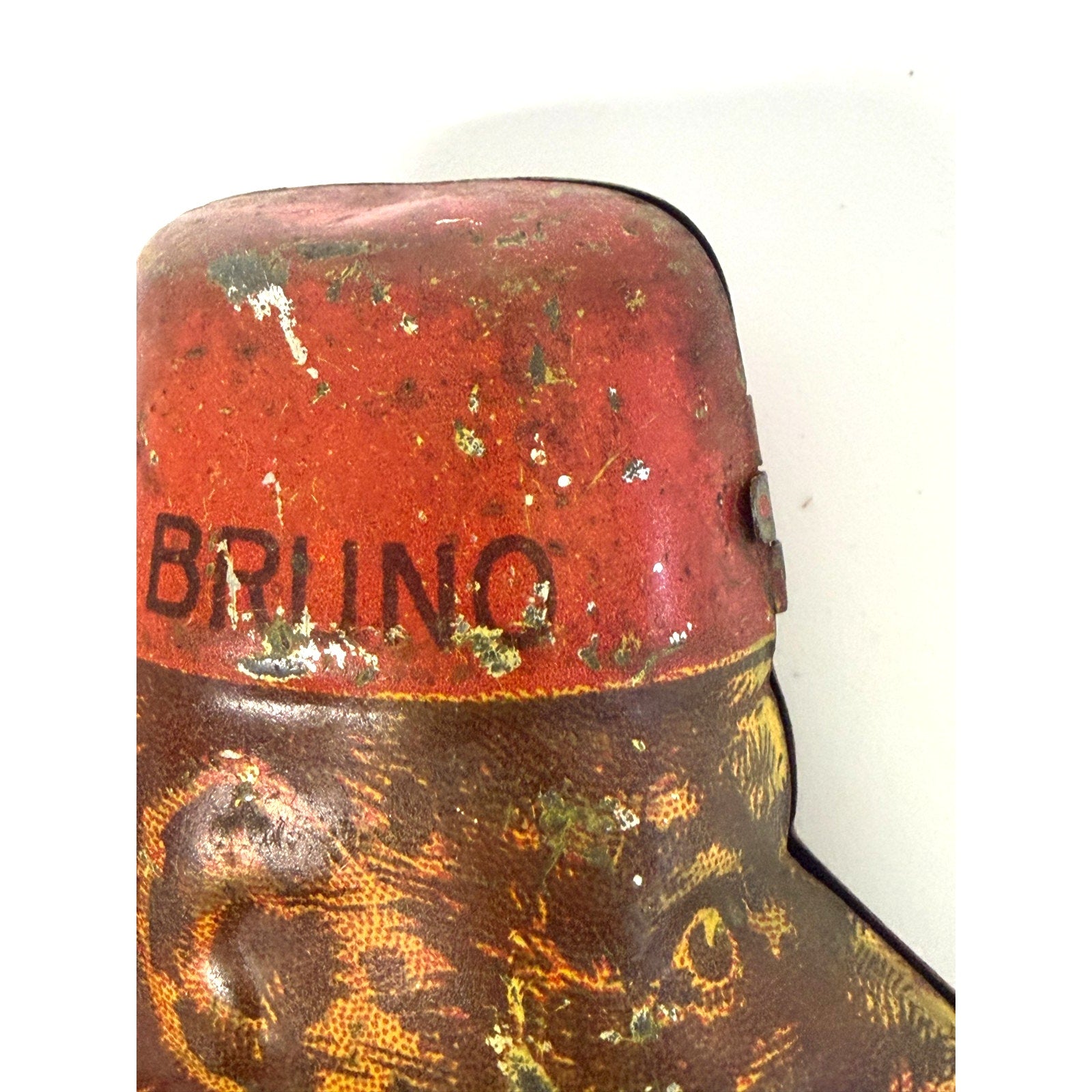 Vintage 1930s Lindstrom Bill Climbing Monkey Tin Toy Body FOR PARTS Missing Arms