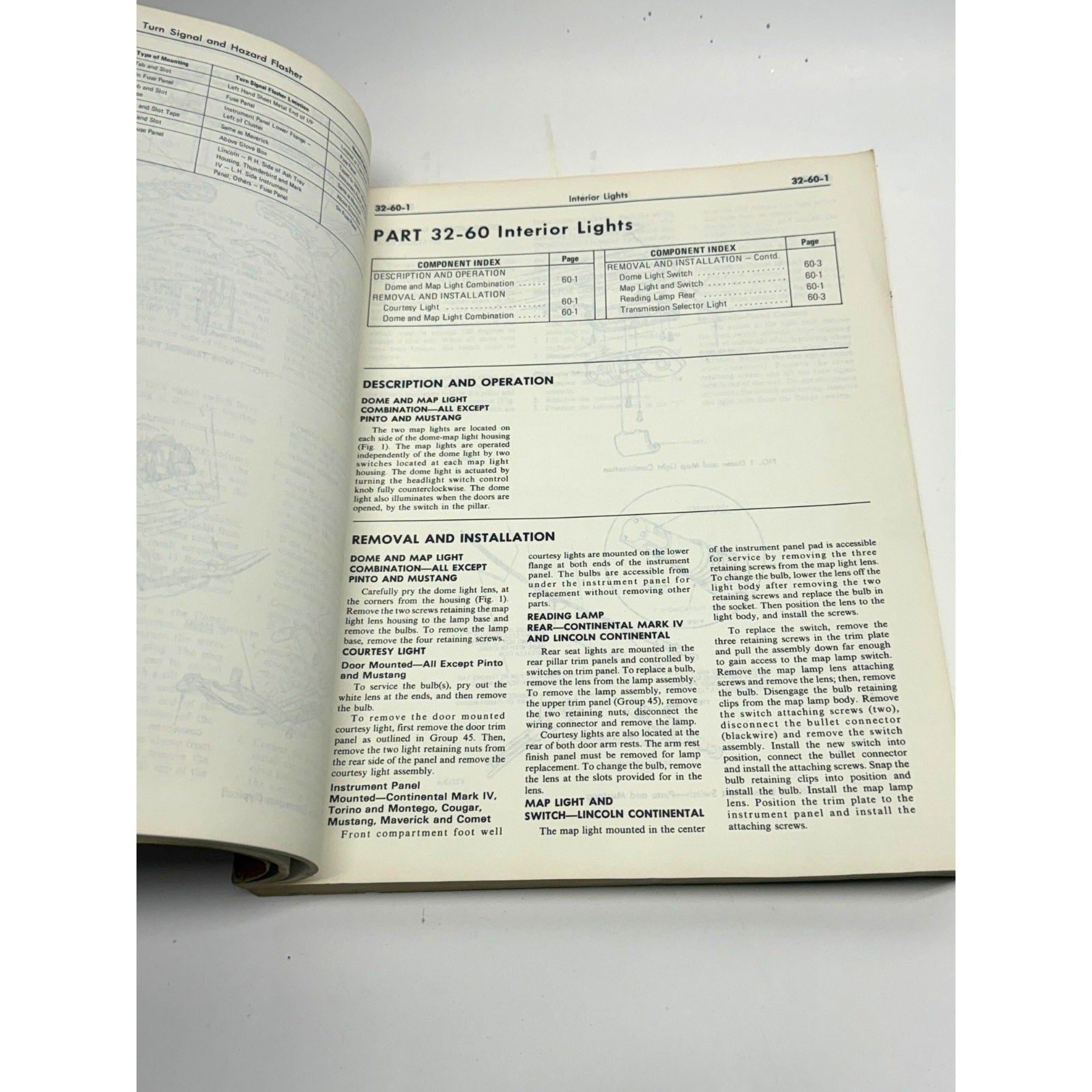 Vintage 1974 FORD CAR SHOP MANUAL, Volume 3 - Electrical