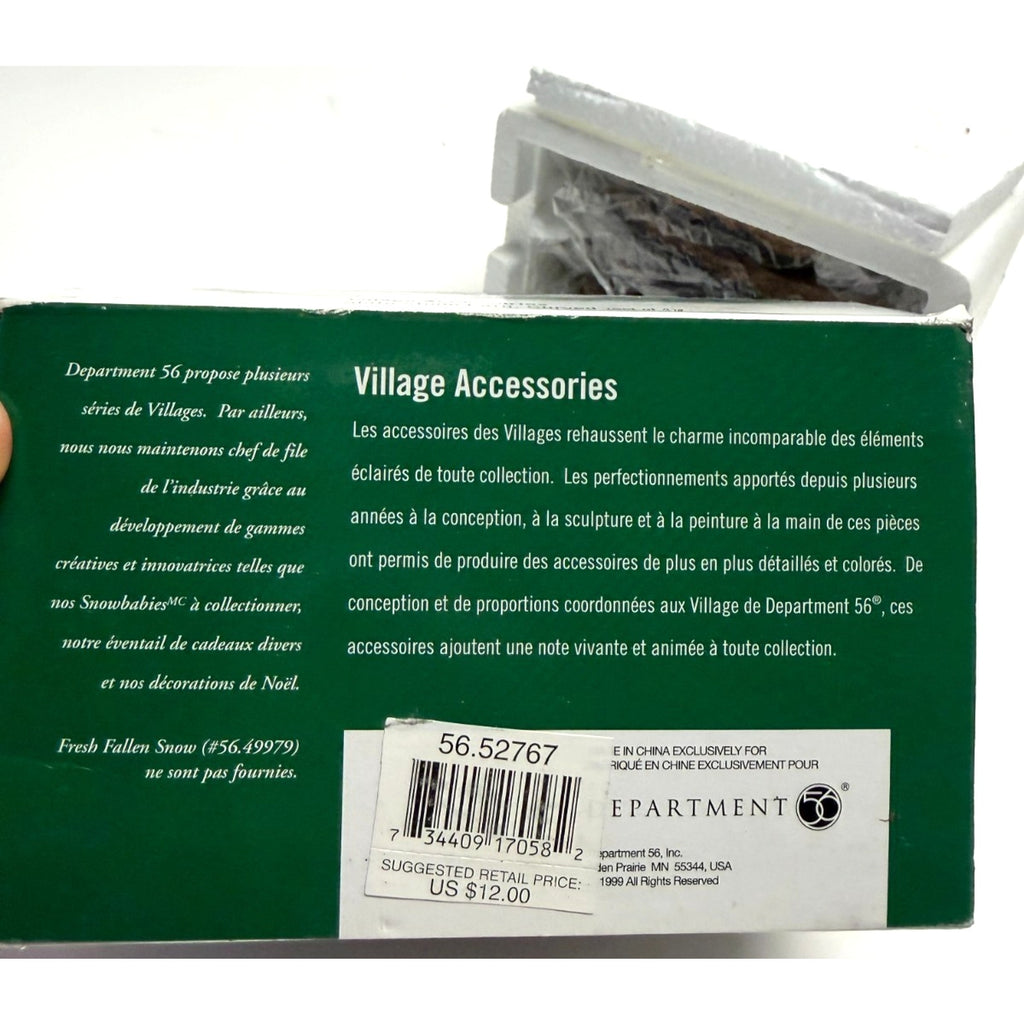 VTG NEW Dept 56 Village Set Of 4 Pc Slate Stone Path Curved 56.52767