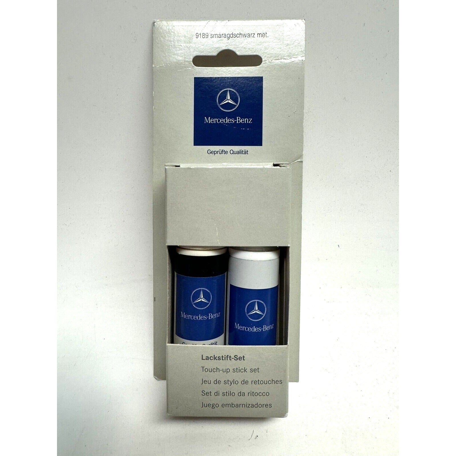 Mercedes-Benz Touch Up Paint & Clear Lacquer A 000 986 04 50 9702 Rauchsiber
