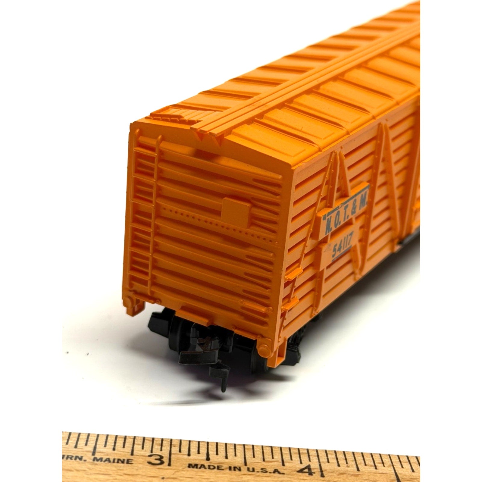 Vintage HO Scale Train Car NOT & M MISSOURI PACIFIC LIVESTOCK COUPLER 54117