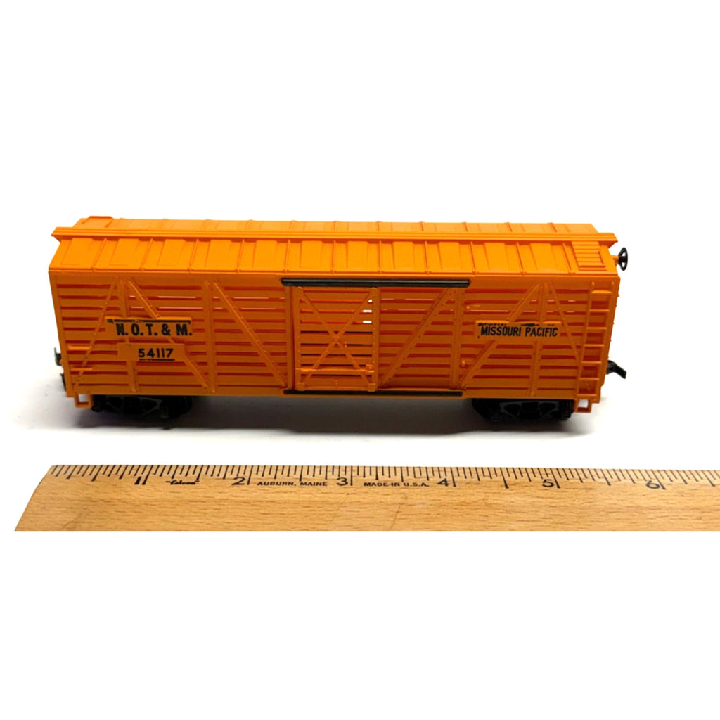 Vintage HO Scale Train Car NOT & M MISSOURI PACIFIC LIVESTOCK COUPLER 54117