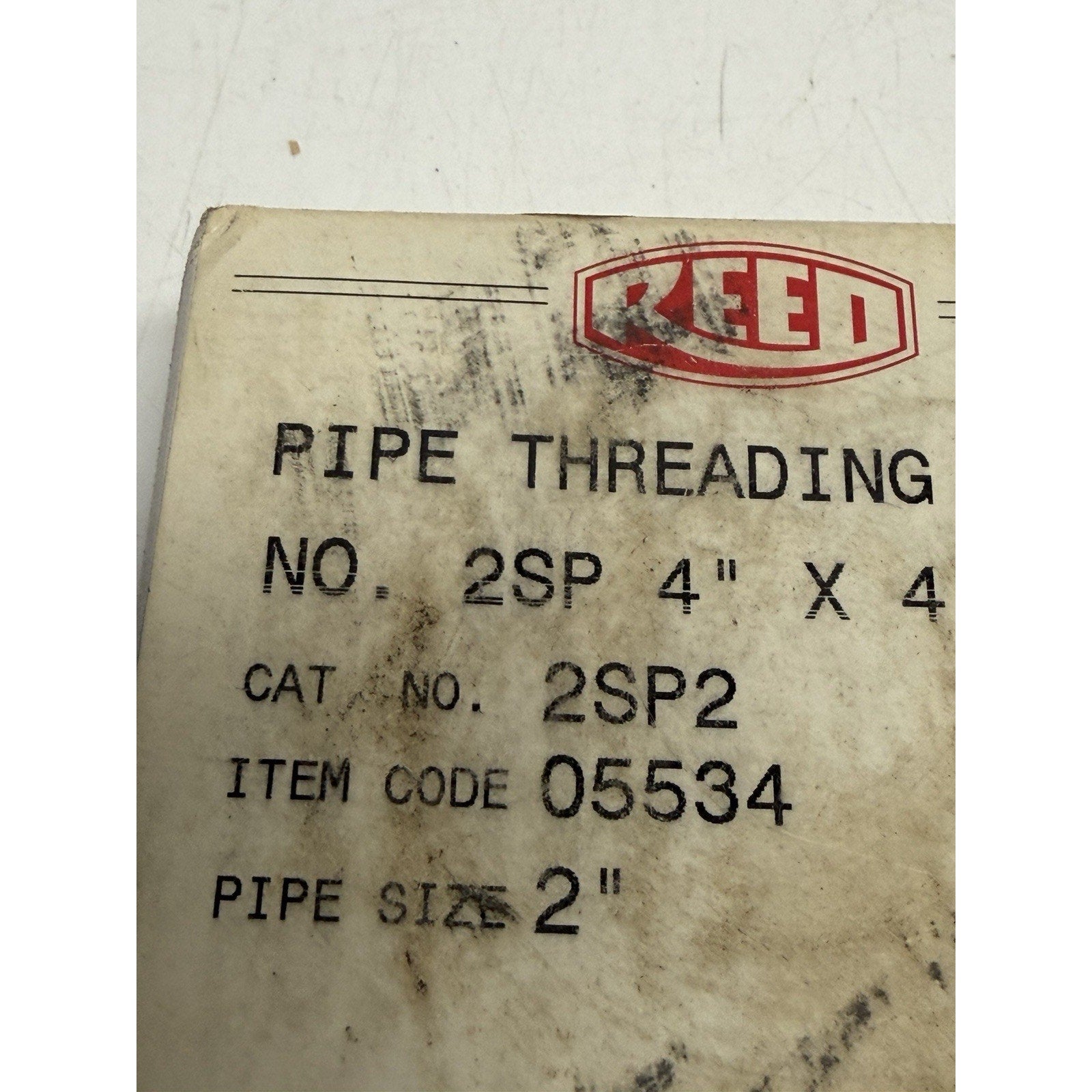 VINTAGE NOS Reed 2SP2 For 2" Pipe Threading Die 4" X 4" Steel & Stainless 05534