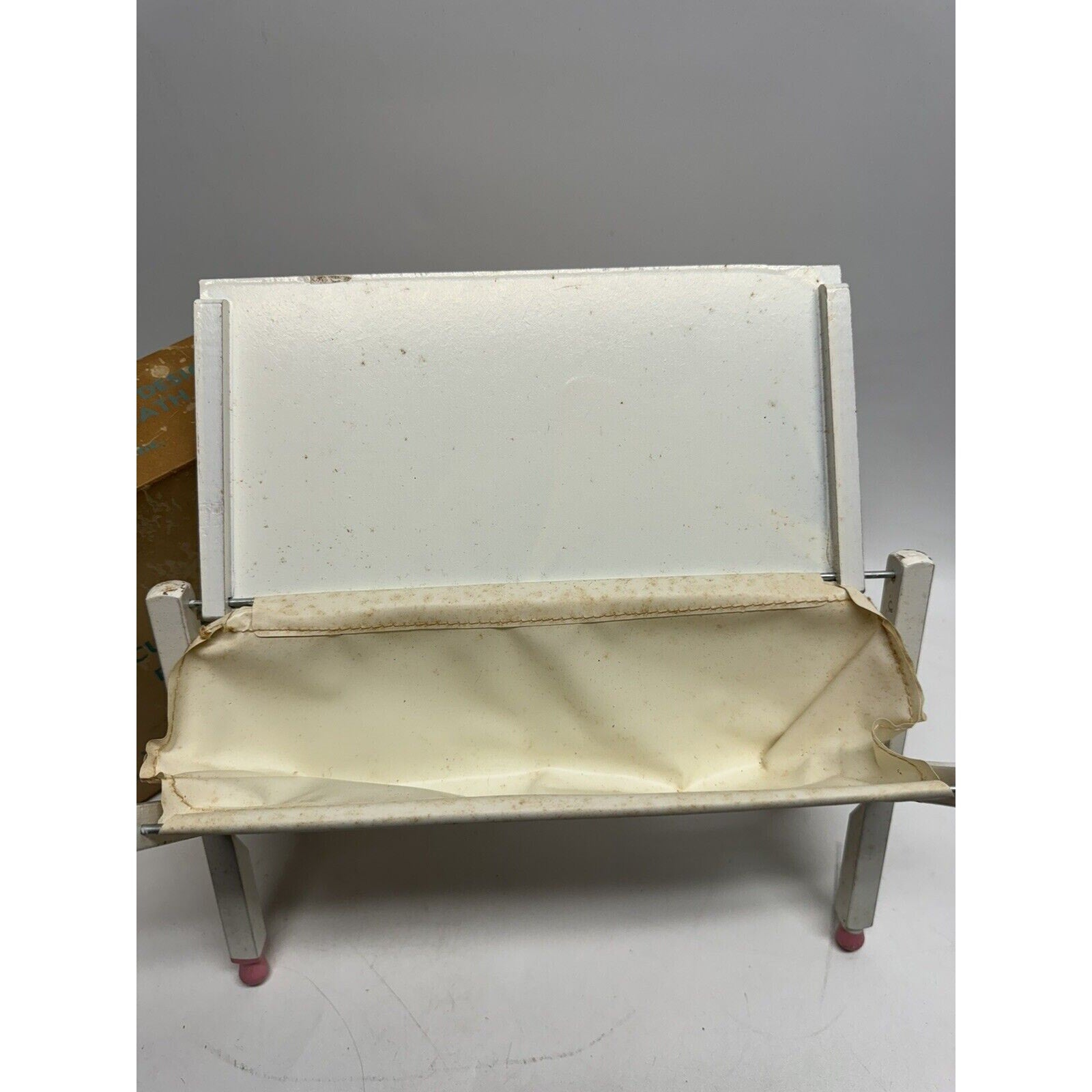 Vintage RARE 11" Ginnette Baby Doll Baby Bath Model 6777 w/Box