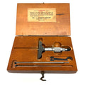 Vintage Starrett No. 449 Blade Depth Micrometer Set w/ Case