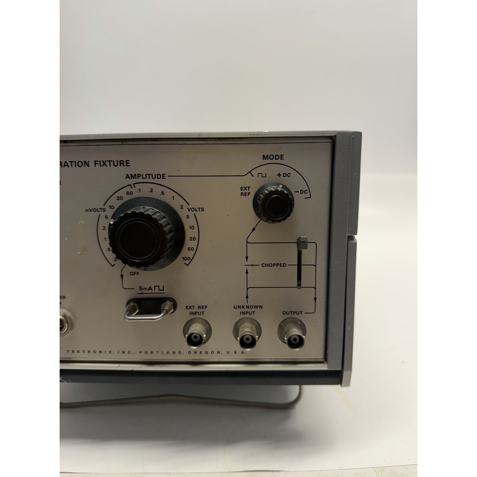 VINTAGE UNTESTED Tektronix 067-0502-01 Calibration Fixture- Power On