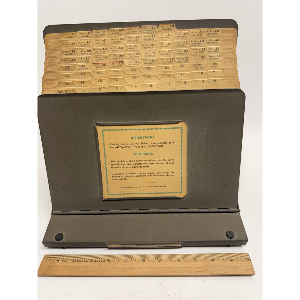 VINTAGE RARE 1966 Hunter Interest Computer to Calculate Interest or Charges