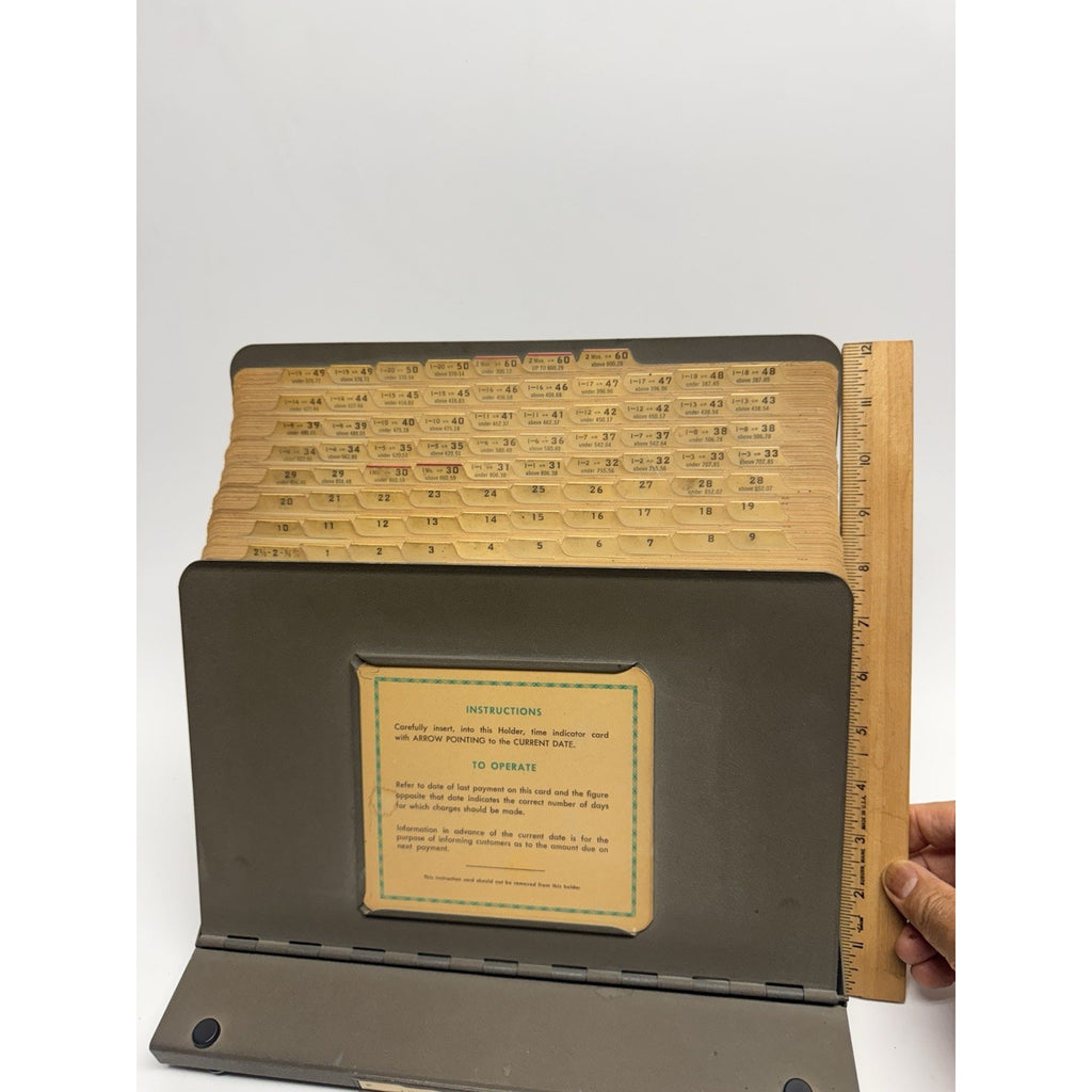 VINTAGE RARE 1966 Hunter Interest Computer to Calculate Interest or Charges