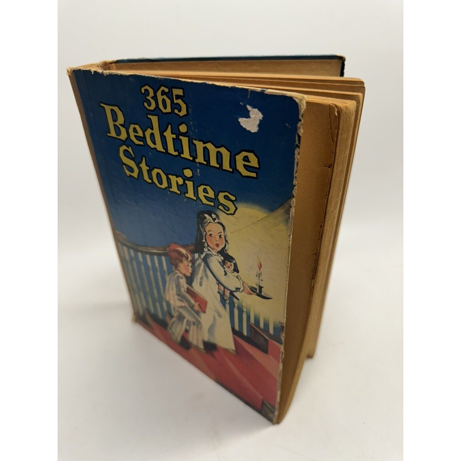 VINTAGE "RARE" 365 Bedtime Stories Book By Viola Ruth Lowe 1937 Whitman Pub Co