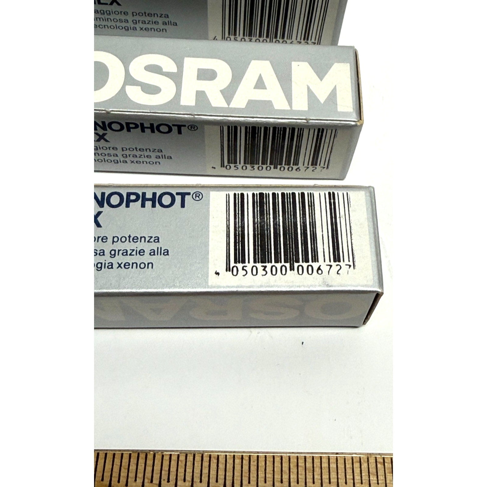Vintage NOS Lot Of 3 Osram HLX 64 640 FCS 24V 150W Lamp
