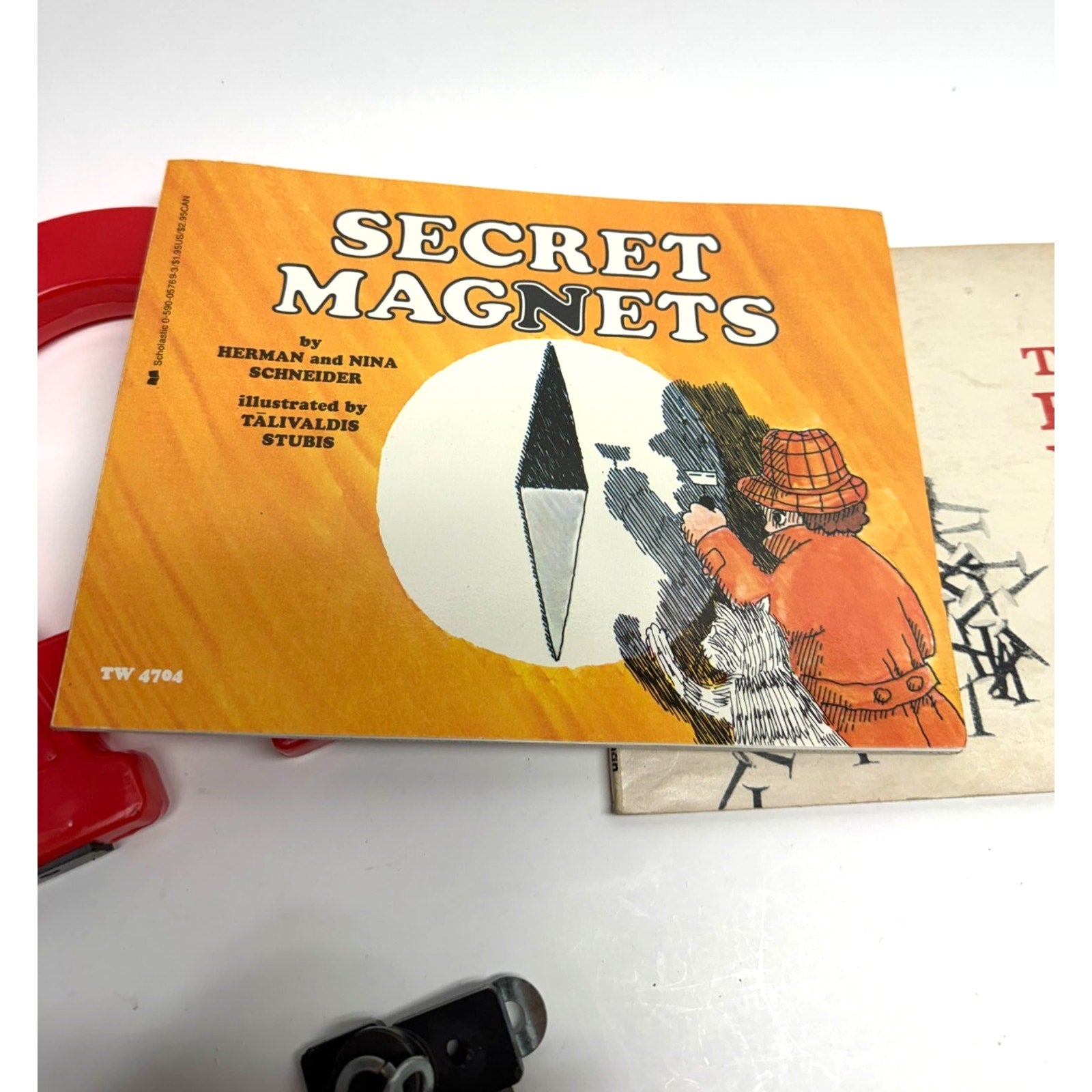 Vintage Secret Magnets by Herman and Nina Schneider With Magnet Book Manual