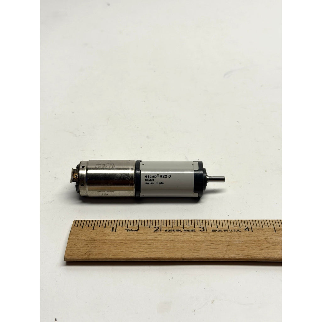 VINTAGE Escap Gear Reducer R22 5:1 Motor Swiss Made