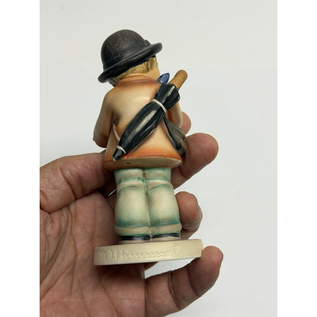 Vintage Goebel Hummel Figurine “Little Fiddler” Crown Germany RARE 5.25" TMK1