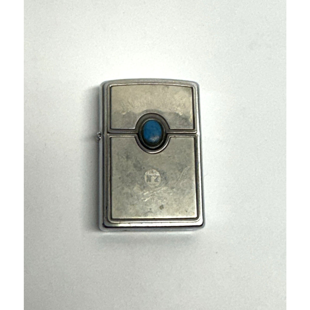 VINTAGE 2004 Zippo Engraved Whisky Jack Daniels Old No. 5 - Turquoise Stone USA