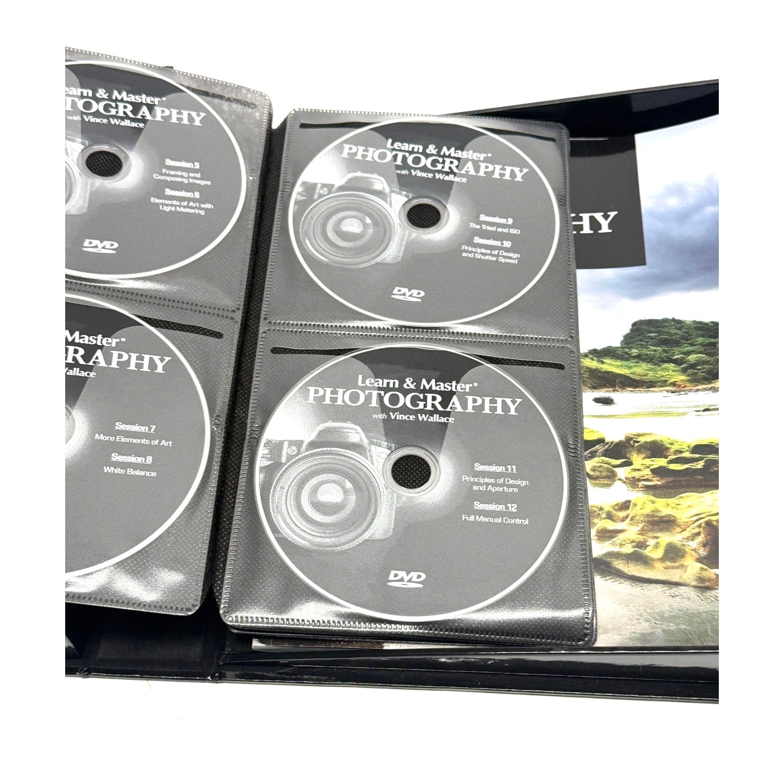 Vtg Learn & Master Photography with Vince Wallace 17 Disc Set , Legacy Learning
