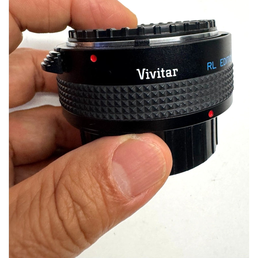Vintage Canon Vivitar MC Tele Converter 2X-4 FL-FD with Caps RL Edition