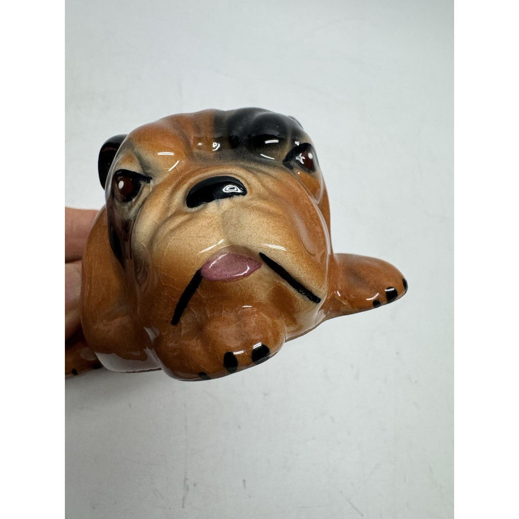VINTAGE Lot of 3 Marston Mack Bull Dog Salt Pepper Shakers Ceramic California