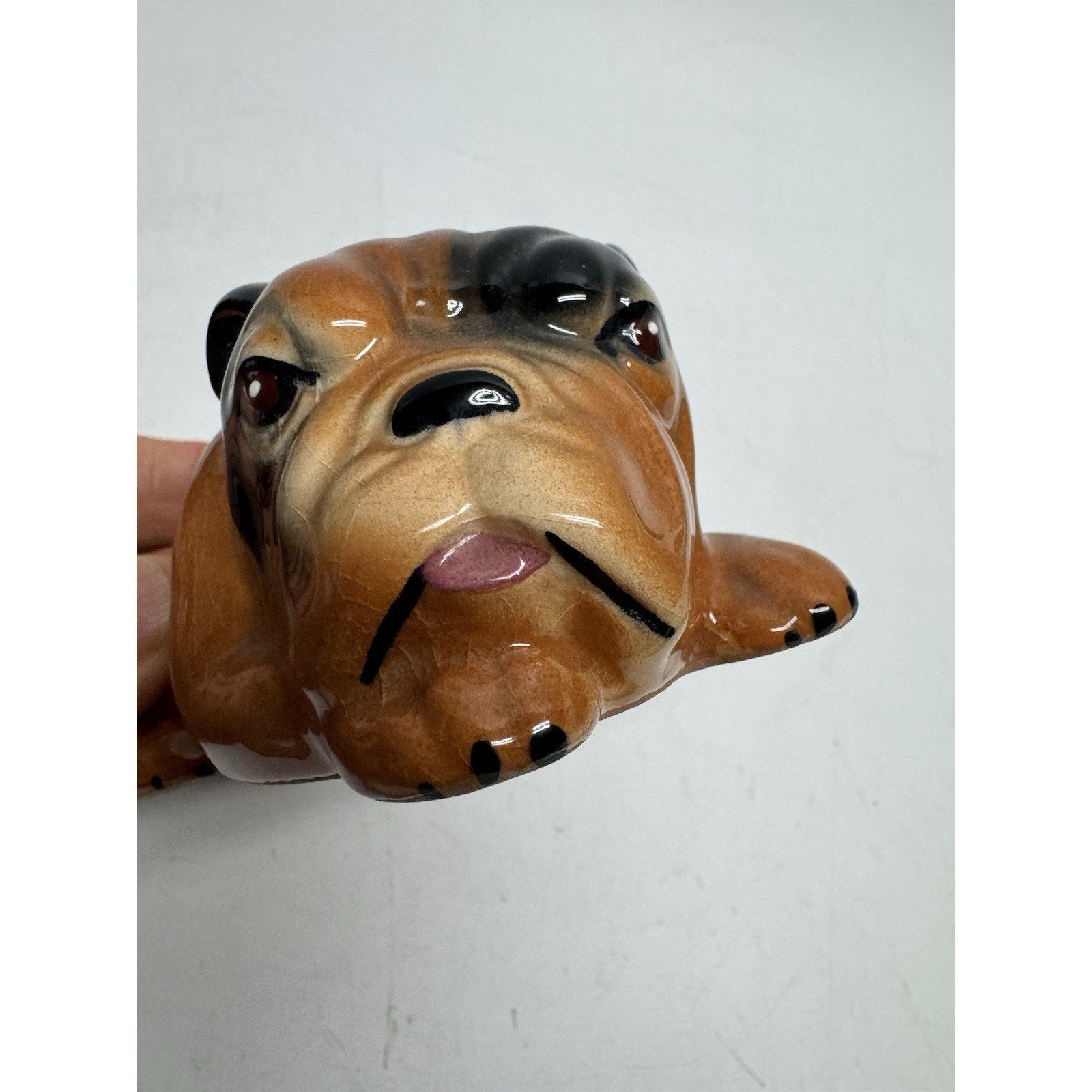 VINTAGE Lot of 3 Marston Mack Bull Dog Salt Pepper Shakers Ceramic California