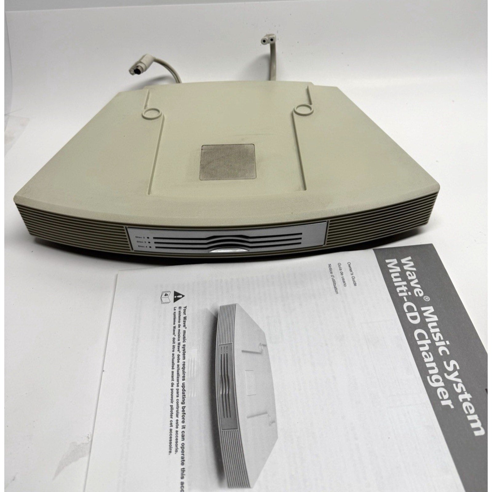 VTG Bose Wave Music System Multi-CD Changer Accessory Powers On - Parts Only