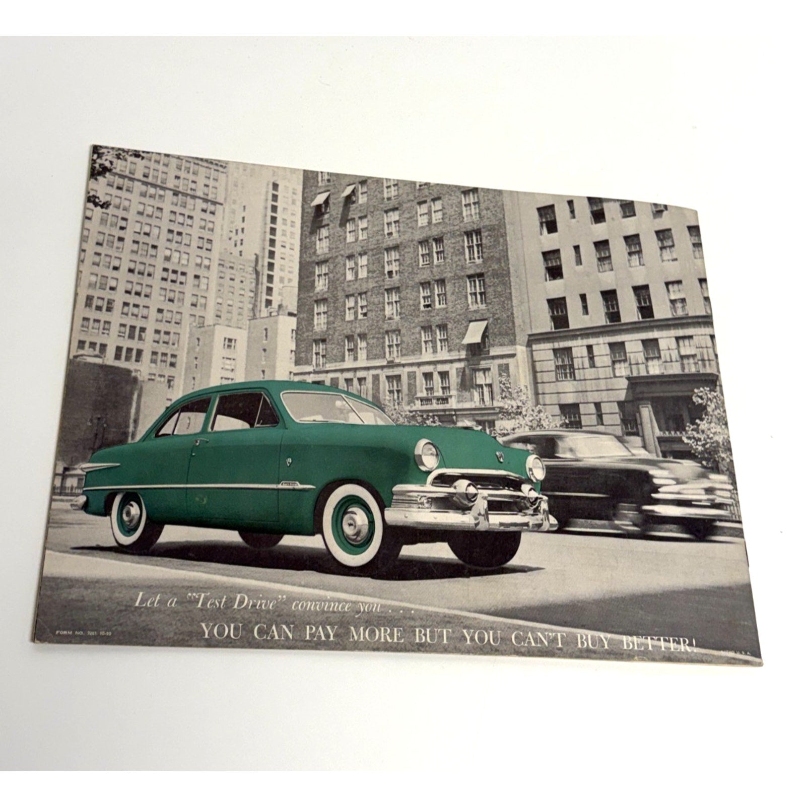 Vtg 1951 Ford Steps Ahead with 43 Features Sales Brochure Fordomatic Drive
