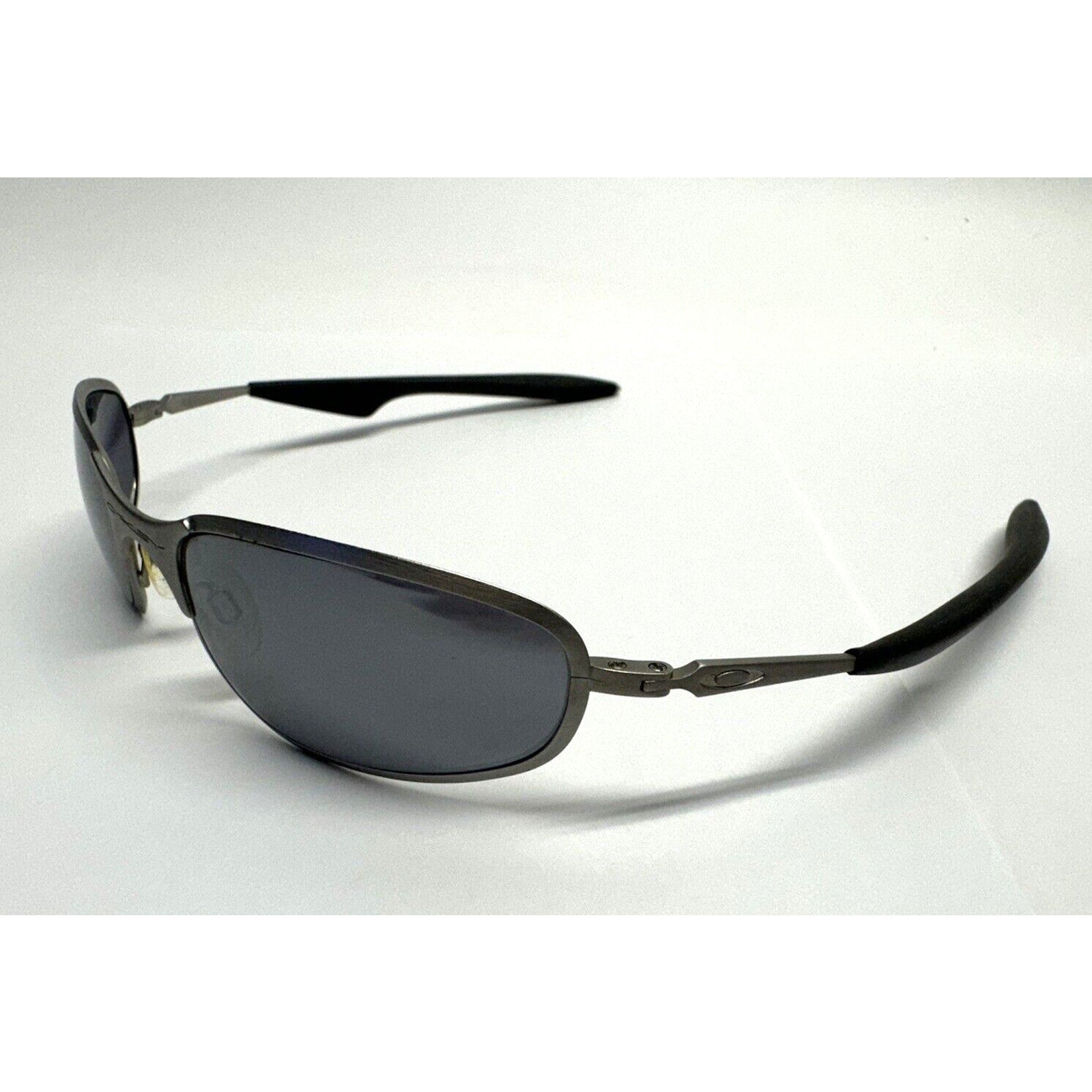 VINTAGE Oakley A Wire 1.0 Brushed Thick / Black Iridium SKU: 05-565 - EXCELLENT!