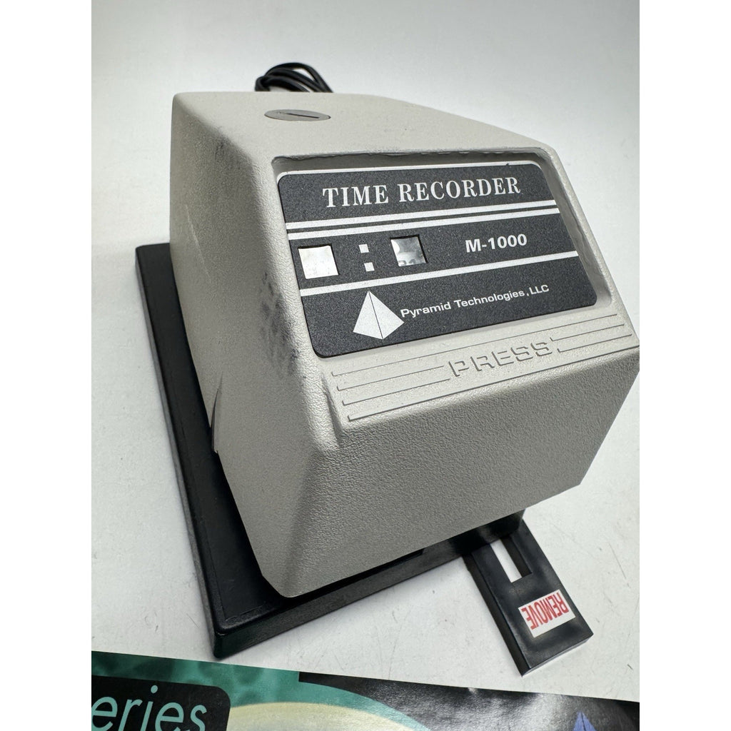 Vinrage NOS Pyramid Technologies 1000 Series Electric Payroll Recorder USA