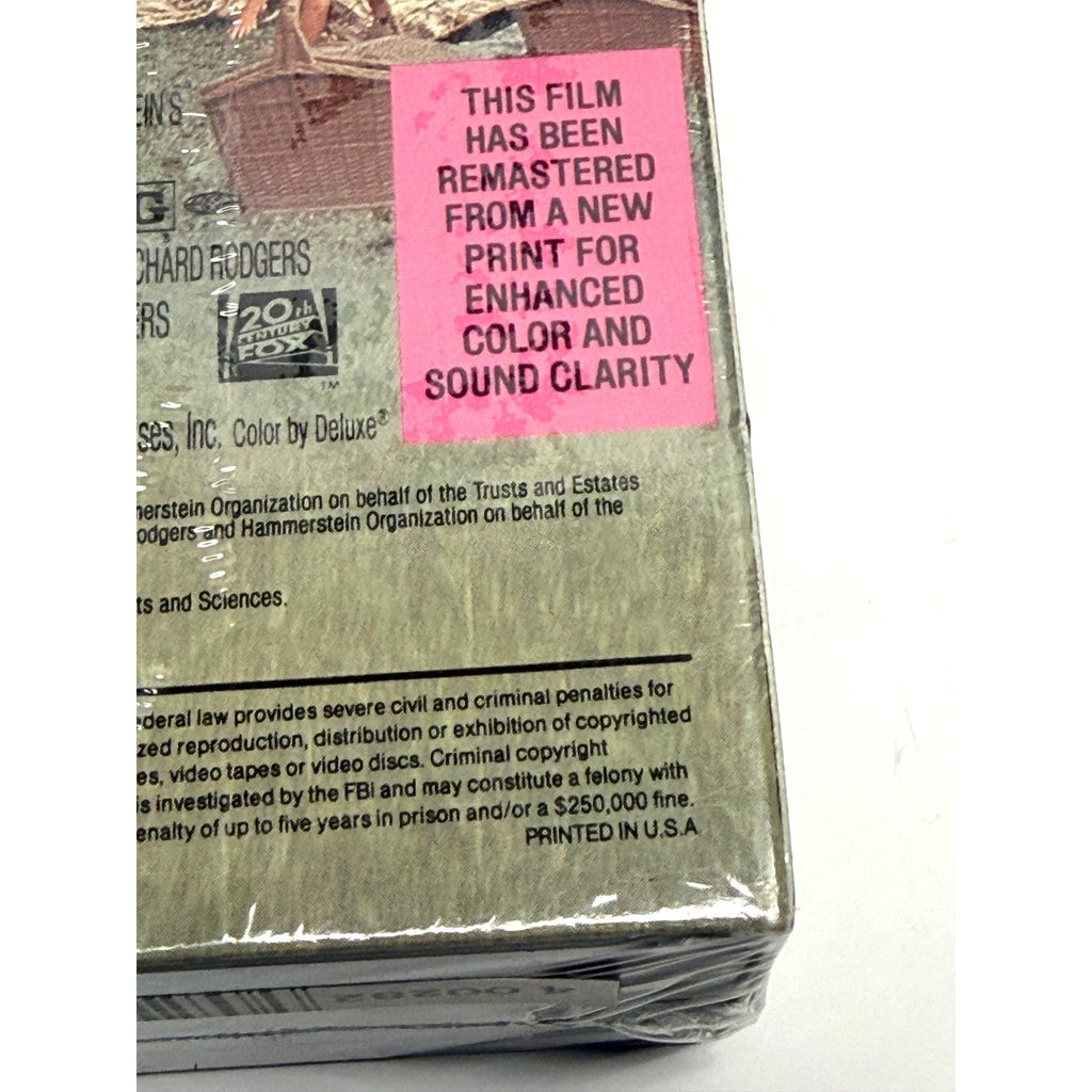 VTG The Sound of Music (VHS, 1991, 2-Tape Set) Vintage Cassette Factory Sealed