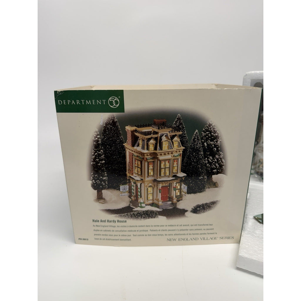 VINTAGE SEALED NEW Dept 56 Hale & Hardy House New England Village Series 56610
