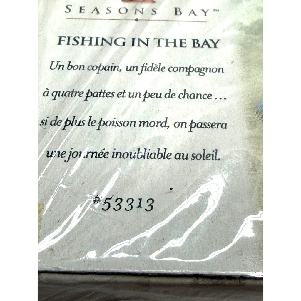 Vintage DEPT 56 SEASONS BAY FISHING IN THE BAY 53313 DEPARTMENT 56