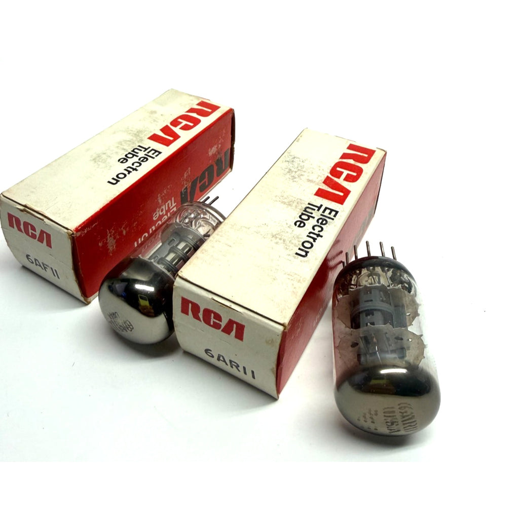 Vintage Lot of 2 RCA 6AF11 & 6AR11 Electron Tubes - NOS NIB Compactron