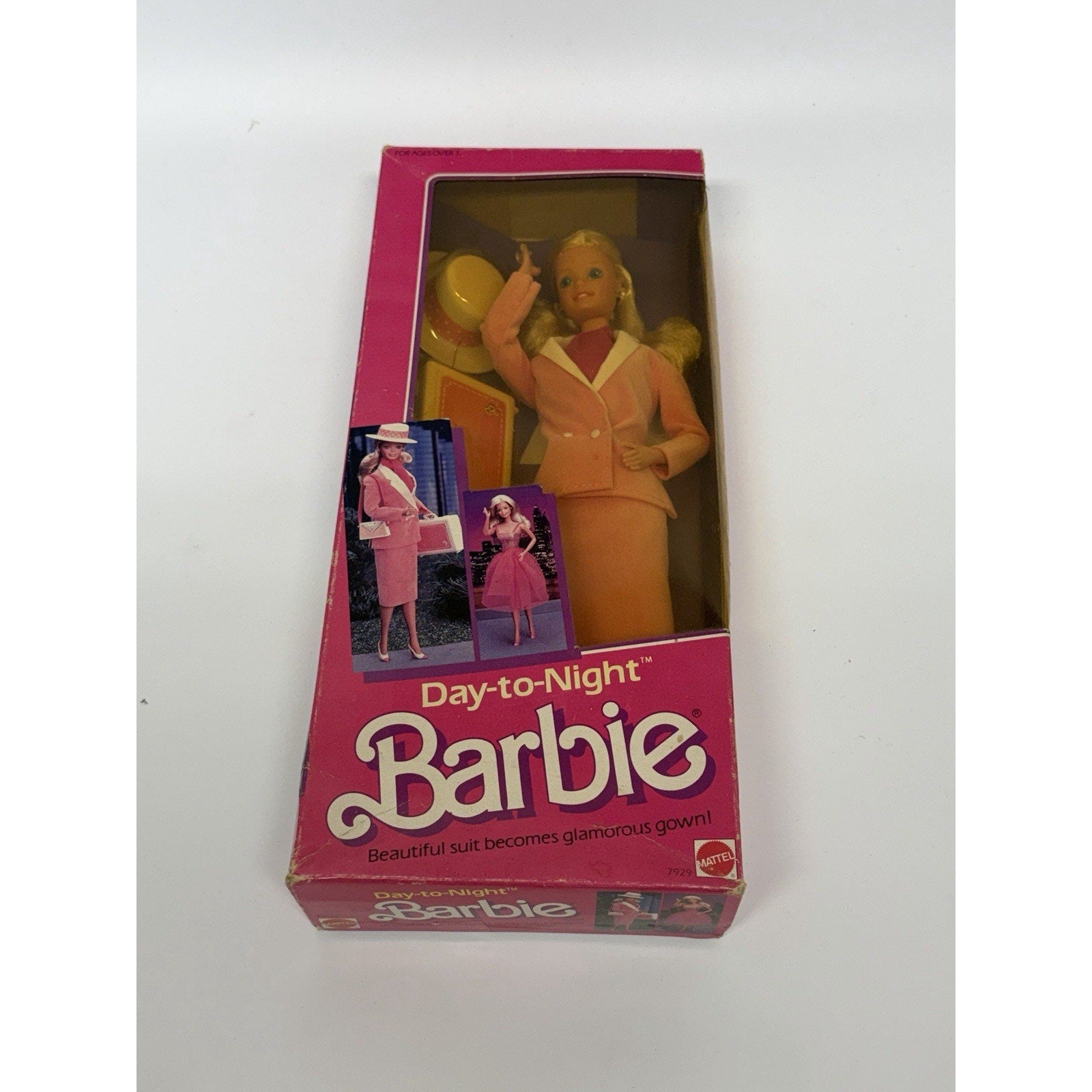 Vintage 1984 Mattel Day to Night Fashion Barbie Doll 7929 New In Sealed Box