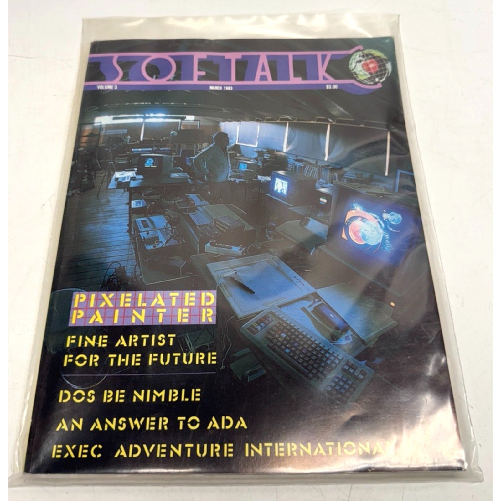 Vintage Softalk Magazine, March 1983, for Apple II II+ IIe IIc IIgs