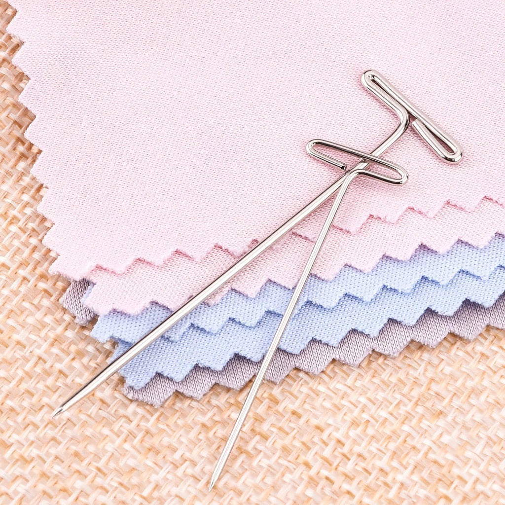 150 Pieces Steel T-Pins for Blocking Knitting, Modelling and Crafts(2 Inch, 1-1/2 Inch)