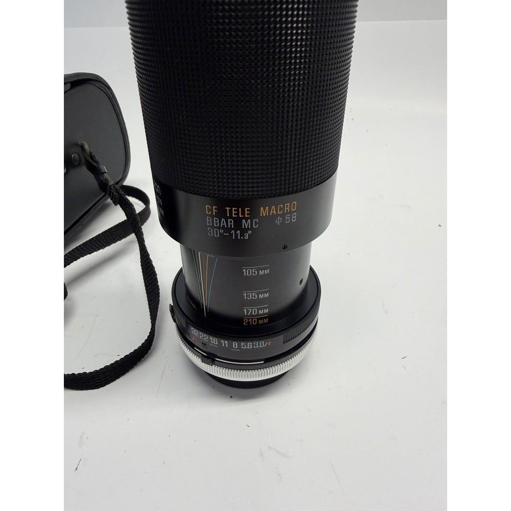 Vintage Tamron 80-210mm f/3.8-4 CF Tele-Macro Zoom Adaptall-2 Lens Model 103A