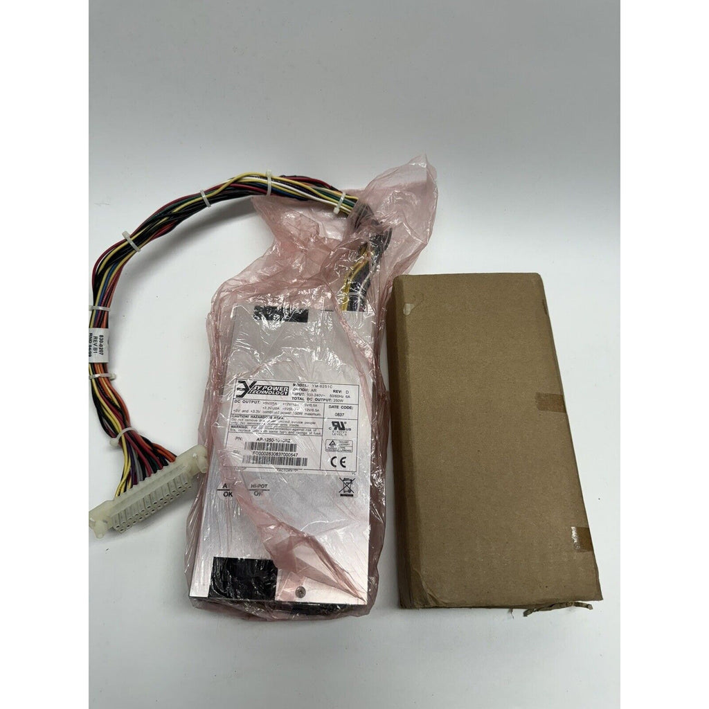 SEALED 3Y POWER TECHNOLOGY YM-6251C AP-1250-1010 POWER SUPPLY 250w +-5/12v &3.3v
