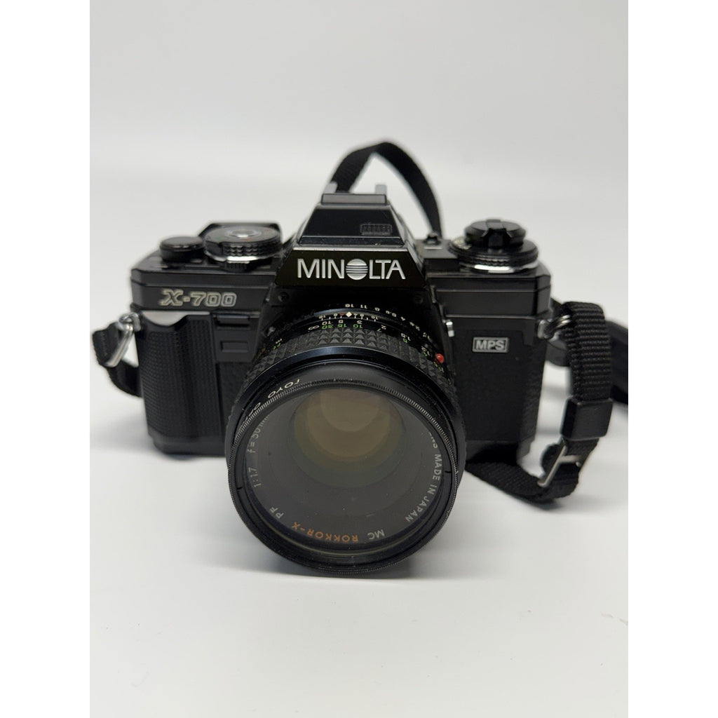 VINTAGE Minolta X-700 35mm Film Camera MC ROKKOR-X 50mm f/1.7 Lens