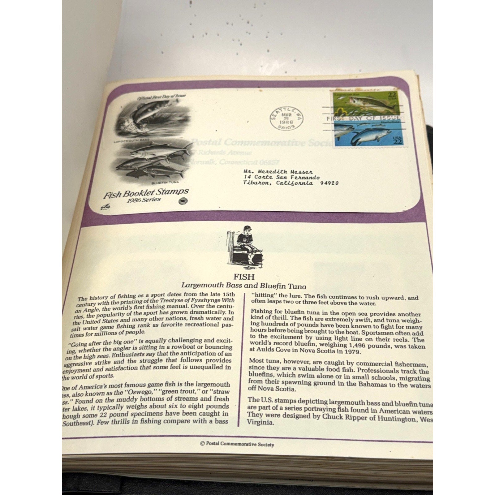 Vintage Postal Commemorative Society First Day Covers FDC