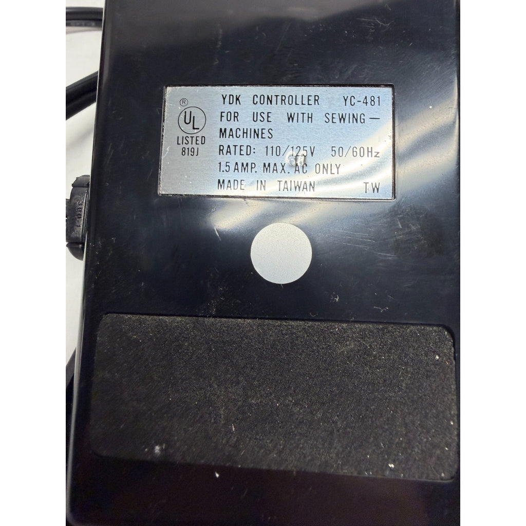 Vintage YDK Electronic YC-418E for Elan Sewing Machine Foot Pedal