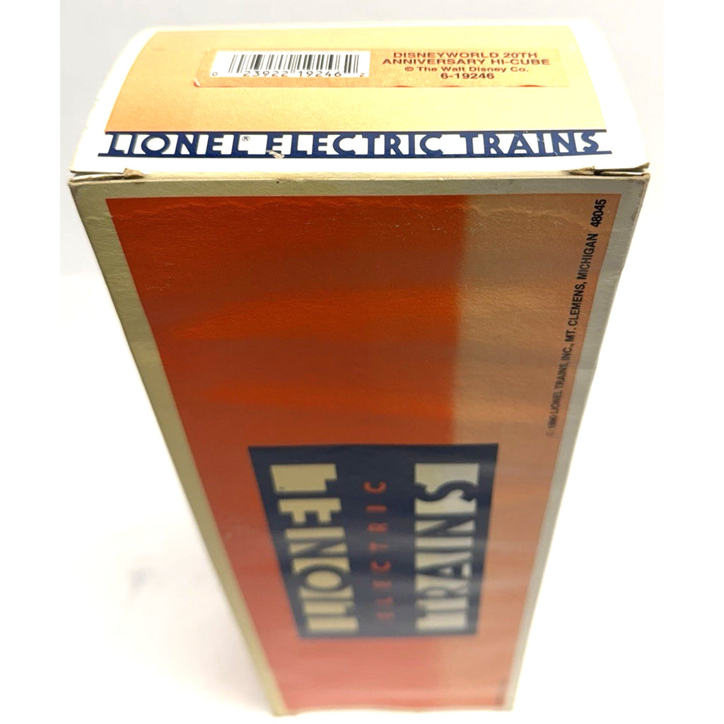 VTG Lionel 6-19246 Disney World Box Car 20th Anniversary Hi-Cube Mickey Mouse