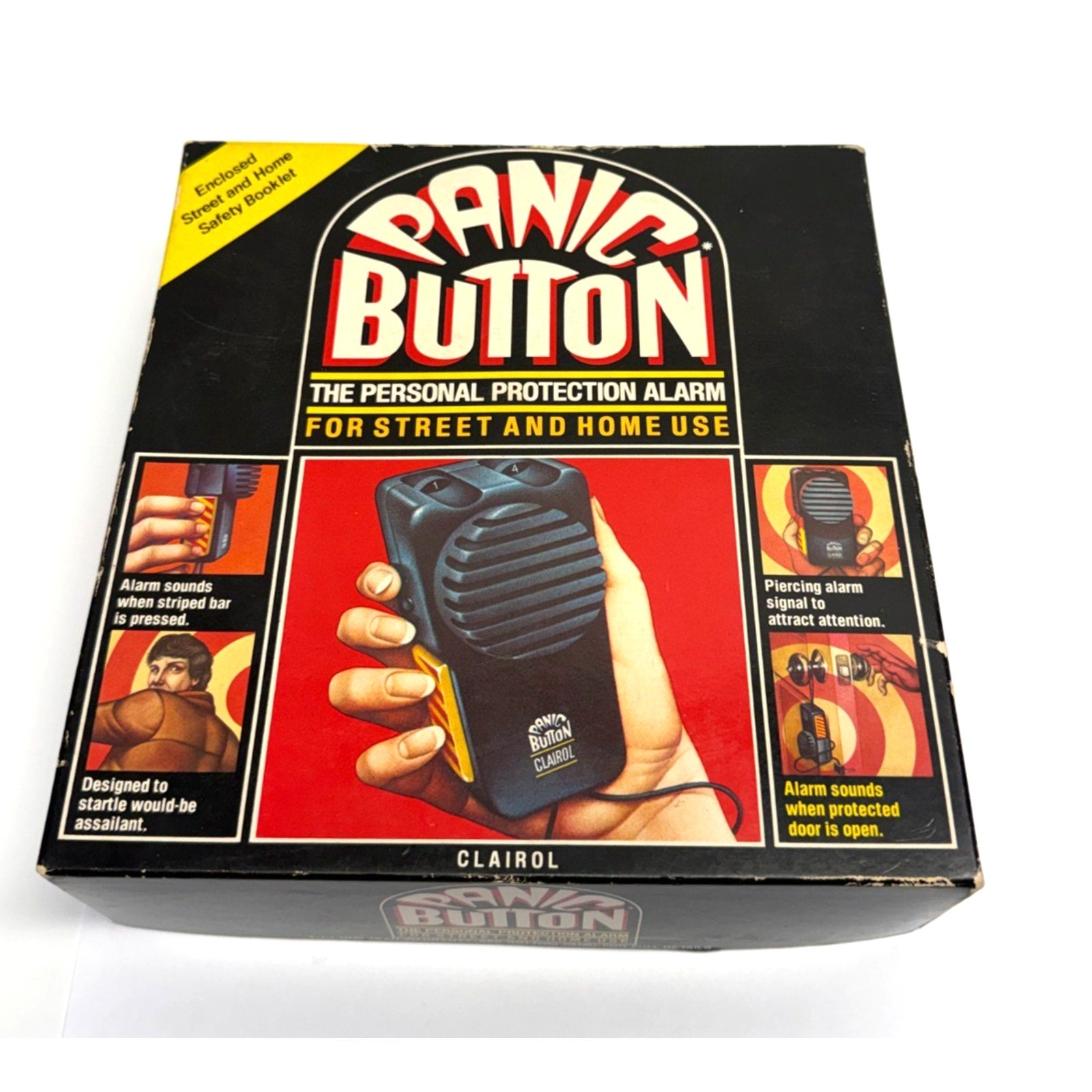 Vintage NEW Panic Button Personal Protection Alarm Use by Clairol