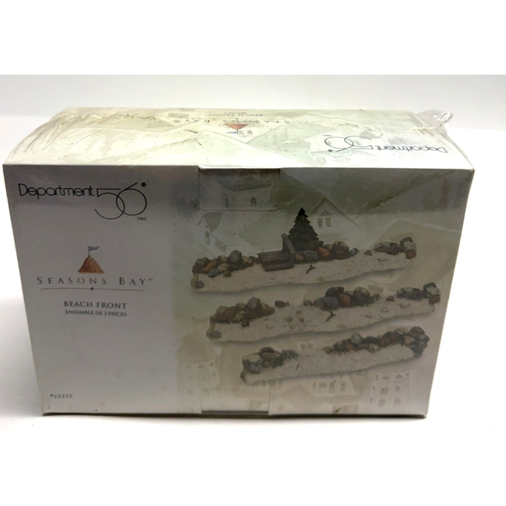Vintage NOS 1998 Department 56 Seasons Bay Beach Front Set of 3 #53355