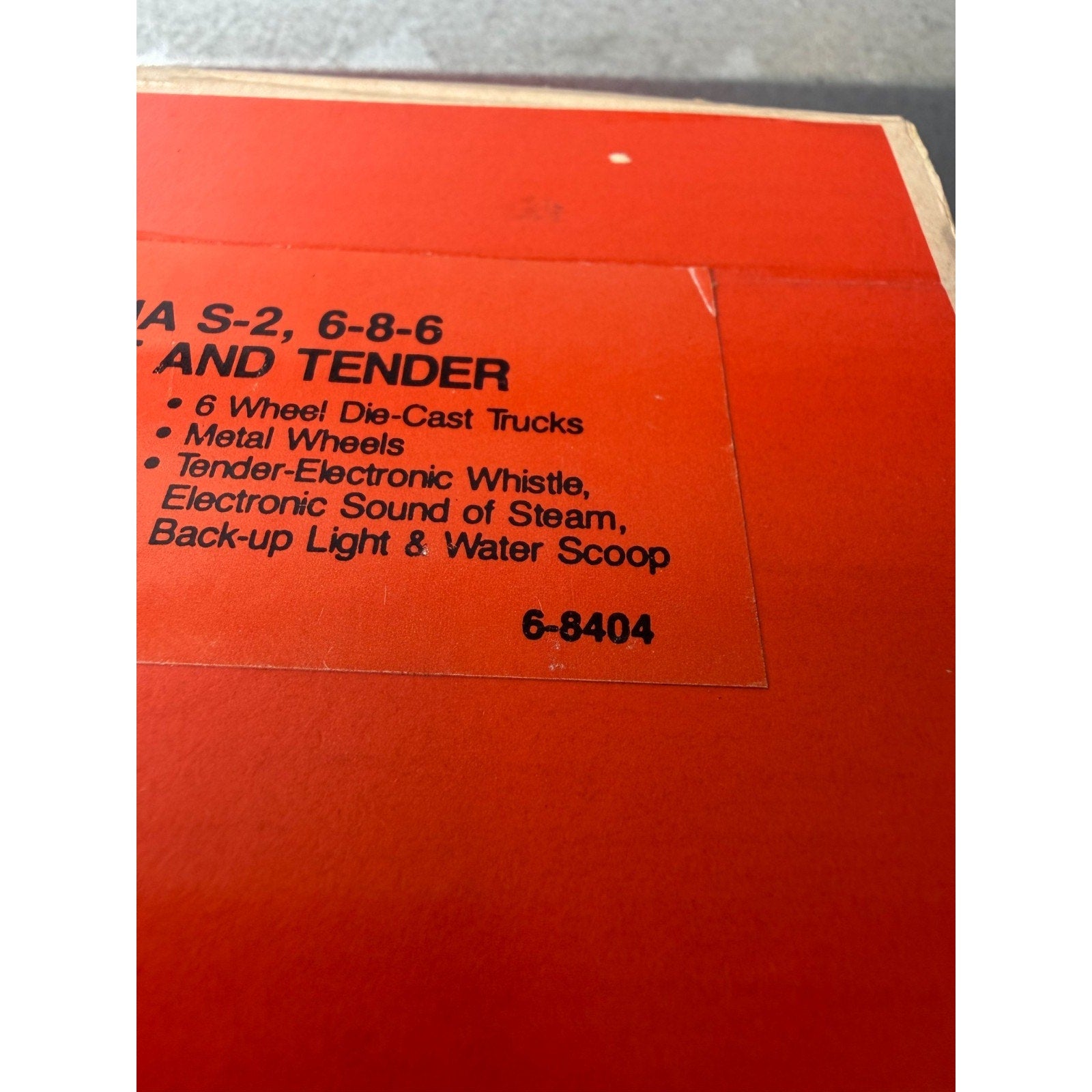 VINTAGE NOS LIONEL Pennsylvania S-2, 6-8-6 Steam Turbine and Tender (6-8404)