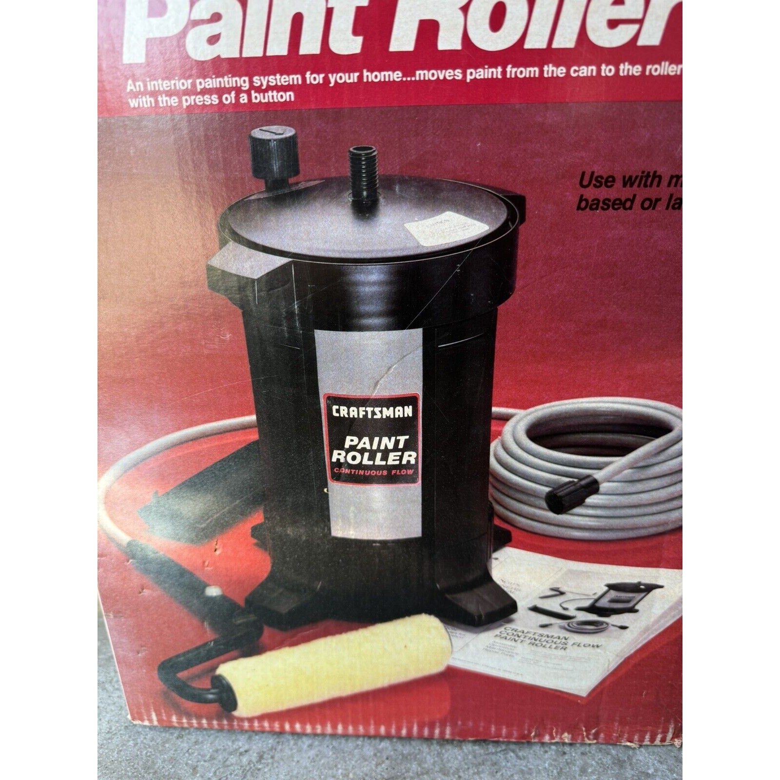VINTAGE NOS CRAFTSMAN CONTINUOUS FLOW PAINT ROLLER 15540