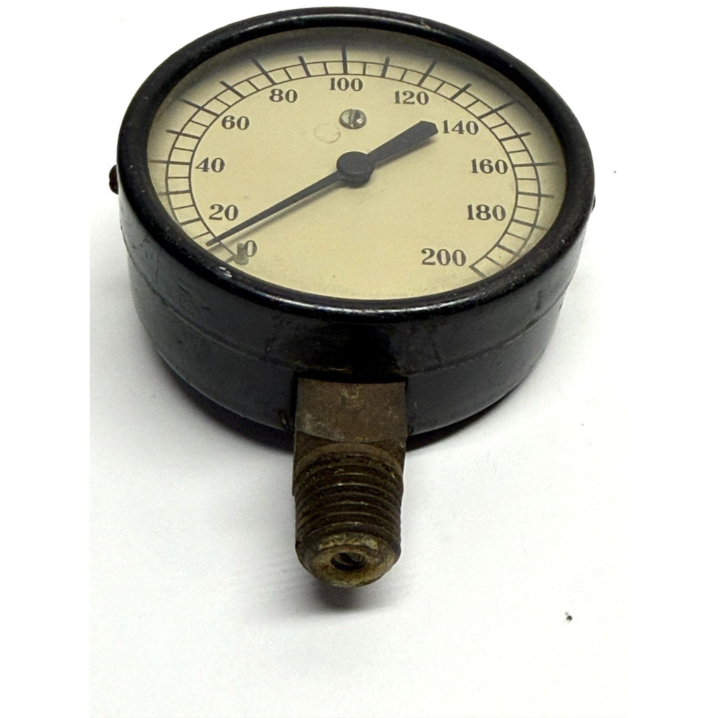 Vintage MotoMeter G. & E. 4787 Pressure Gauge 0-200 PSI La Crosse WIS Industrial