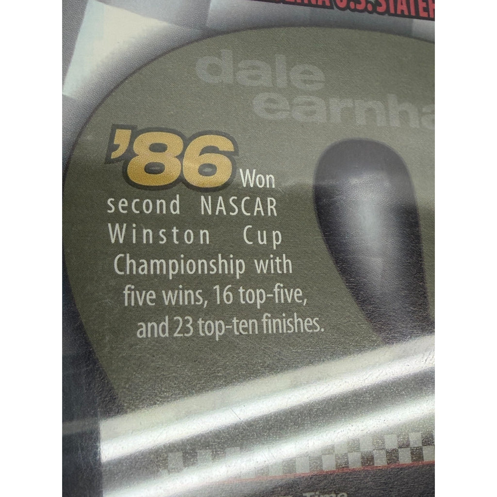 VTG 2001 Colorized RARE 1986 DALE EARNHARDT, NORTH CAROLINA, U.S.A.State Quarter