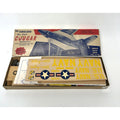VTG AMERICAN TELASCO F9F-8 "COUGAR" JETEX POWER FREE FLIGHT MODEL AIRPLAIN KIT
