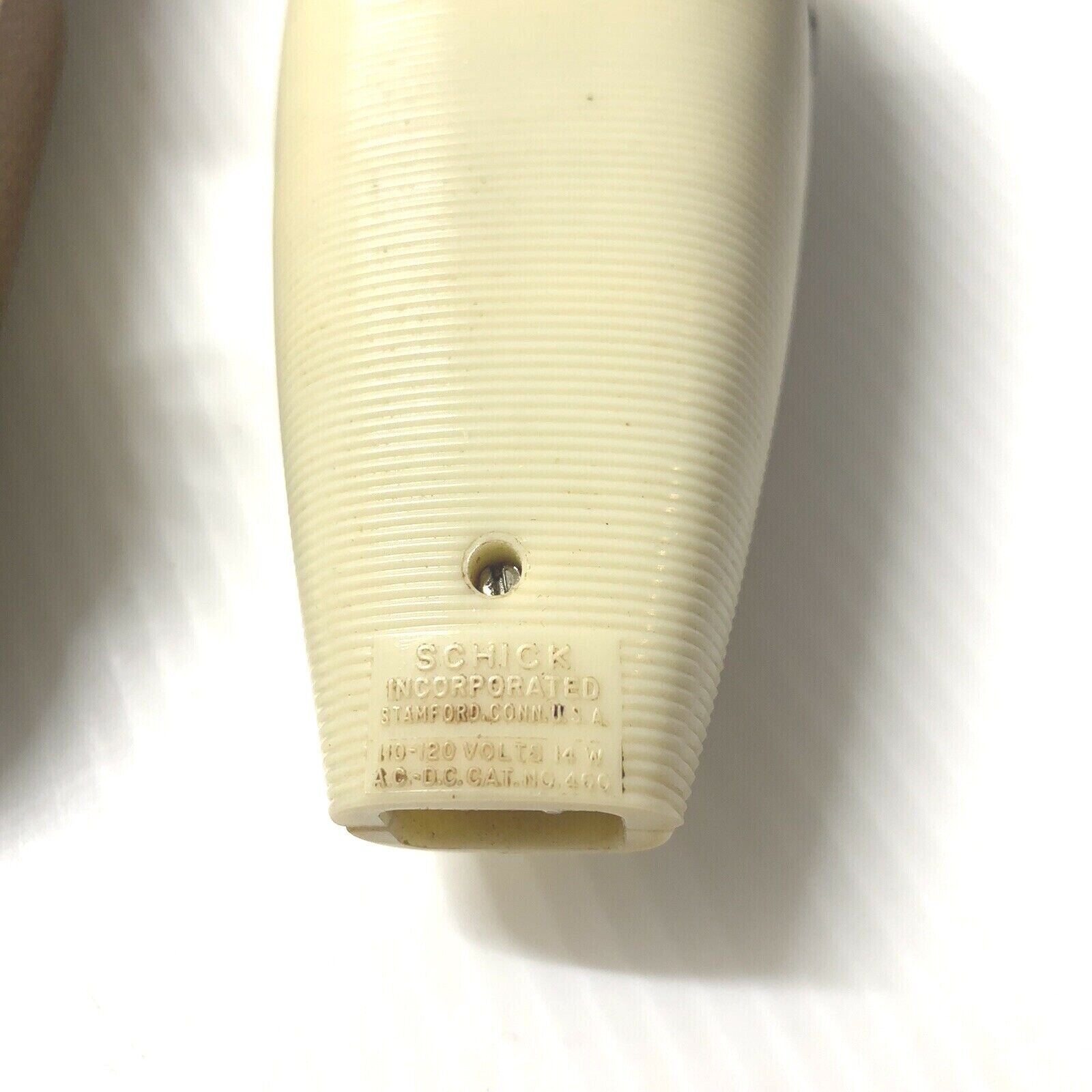 Vintage Schick Super Electric Razor Shaver : Fully Working Condition